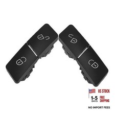 2 Set Door Lock Switch Button Door Lock Control Button Front Left Right