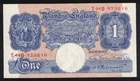 GB KGVI - PEPPIATT B249 - £1 ONE POUND 1940 WAR TIME BANKNOTE - SUPERB