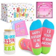 13th Birthday Gift for Girls 13 Year Old Teen Girl Gifts Set Trendy 4 PCS