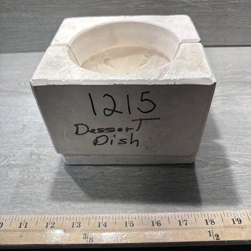 Vintage Unbranded Desert Dish Ceramic Slip Mold - Picture 4 of 8