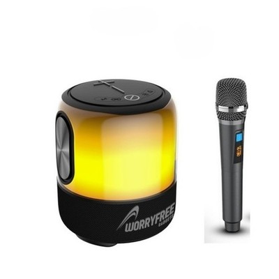60W Bluetooth Speaker with Microphone & RGB Lights, Wireless Portable Speaker