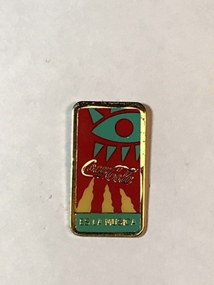 PIN - Coca Cola - Es la Musica Eye Yelow Blue Golden