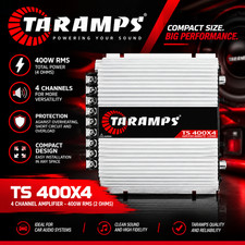Taramps TS400X4 400W 4 Channel 2ohm Car Audio Amplifier