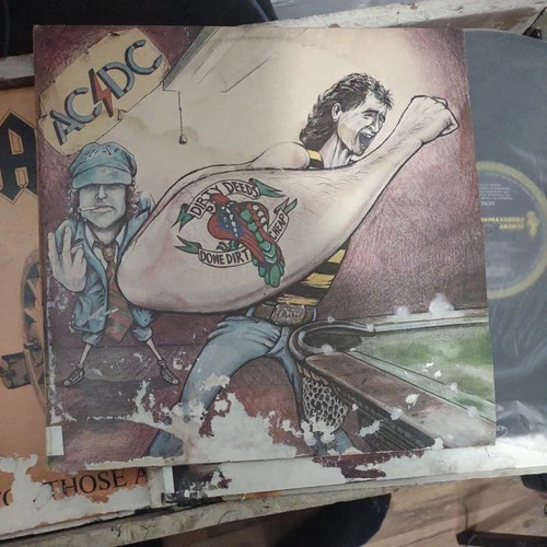 Acdc album vinyl dirty deeds Sydney, Australia Albert Bon Scott RARE!!  - product listing photo