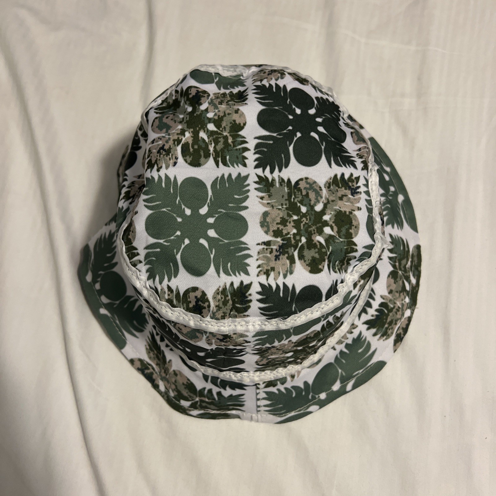 Hawaiian Bucket Hat Quilt Pattern Reversible Gree… - image 7