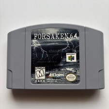 Forsaken Nintendo 64 N64 Complete In Box Manual Game Authentic Cleaned Tested