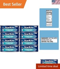 5oz Canned Tuna, 8-Pack, Gluten Free, High Protein Snack, Easy Meal Base
