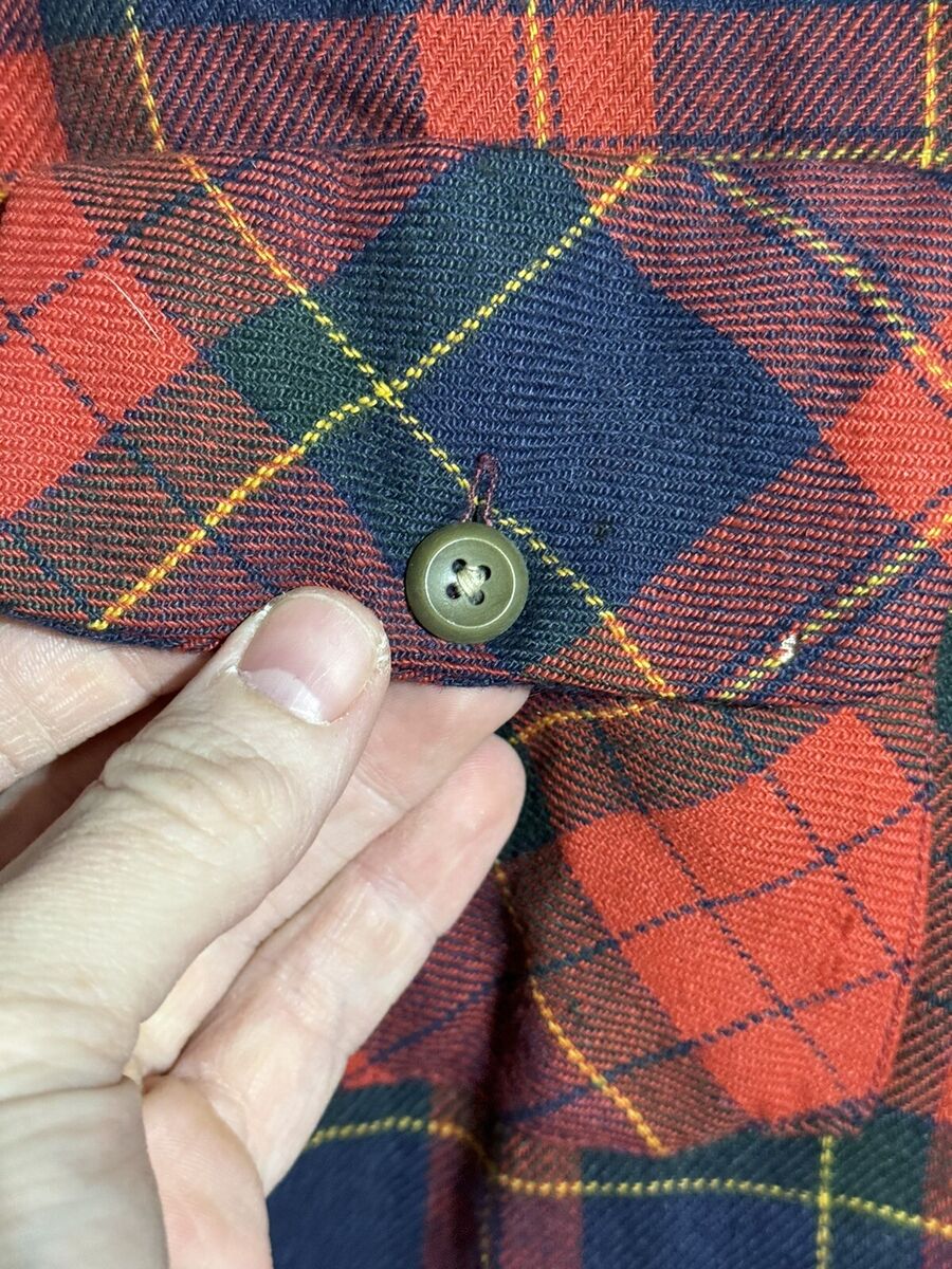 Vintage 50s Pilgrim Nobility Sportswear Plaid Wool Shirt Vintage 50s Pilgrim Nobility Sportswear Plaid Wool Shirt