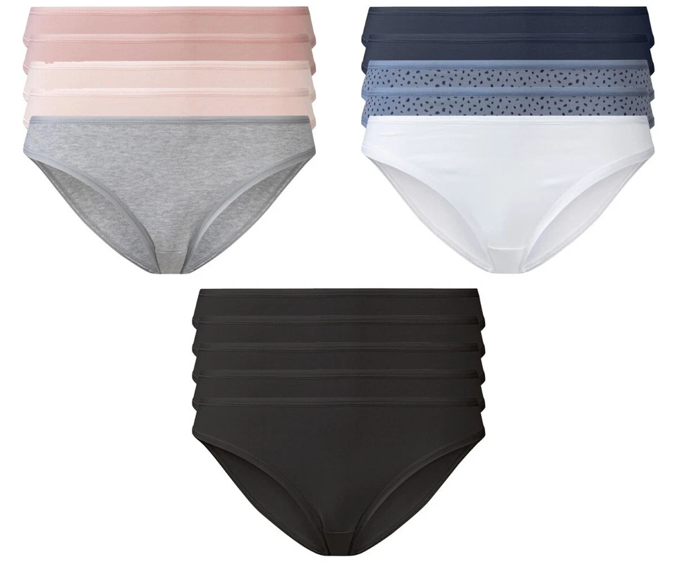 esmara Damen Mini-Slips (5 Stück) - versch. Farben & Größen