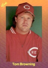 1989 Classic #126 Tom Browning Cincinnati Reds