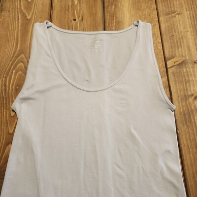 Zenana Slimming Tank Top Style NT-6700AB Women's S/M Light Gray