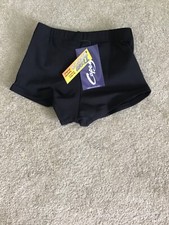 Capezio youth black boycut briefs