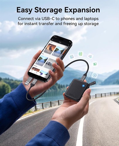Portable SSD 512 GB with 2 in 1 USB C Cable, External Solid State Drives, Up ... - Picture 3 of 9