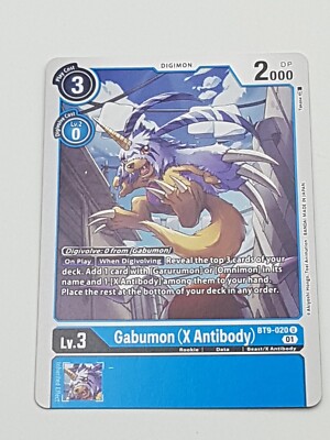 Digimon TCG Gabumon (X Antibody) NM