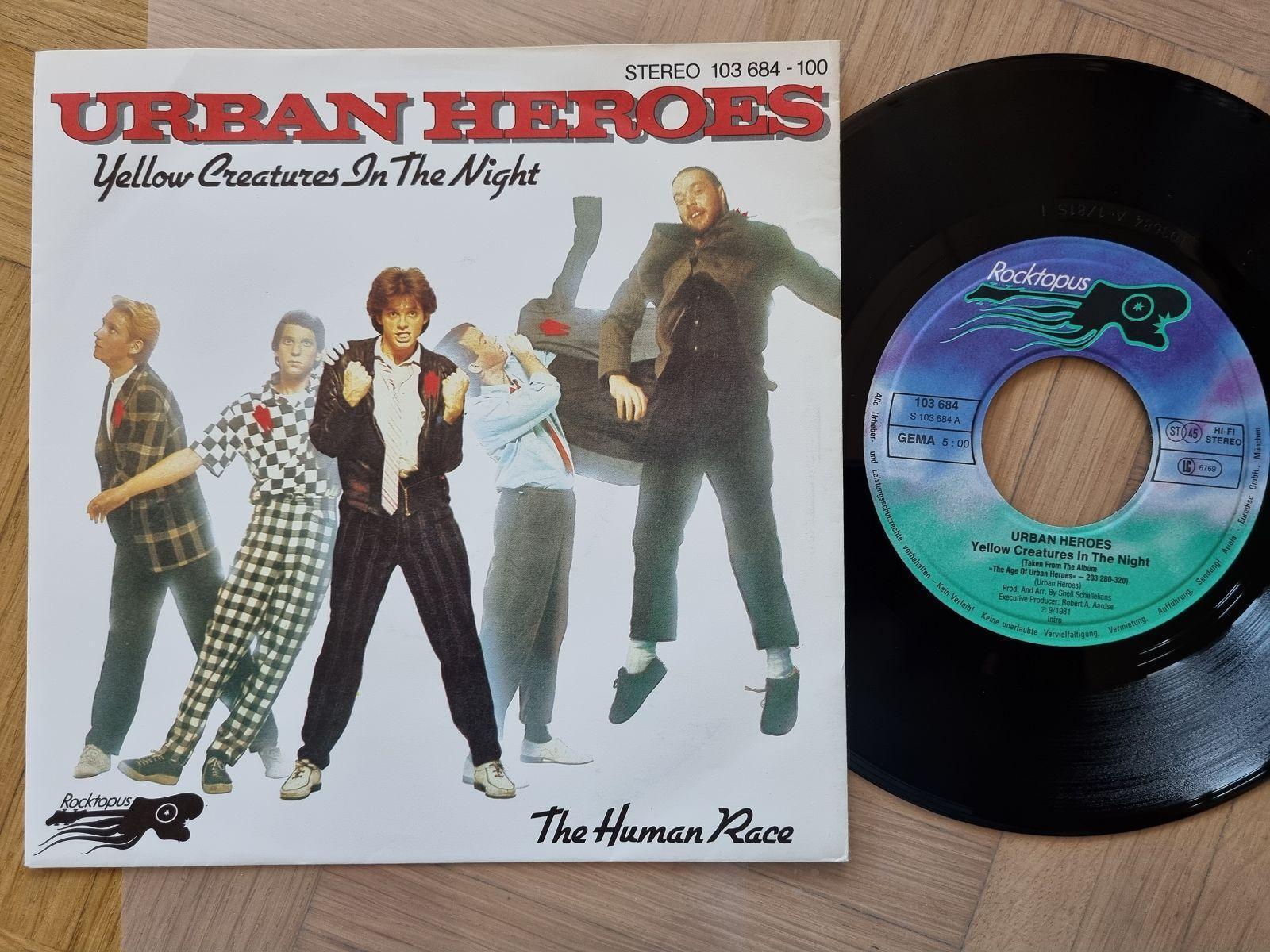 7"" Single Urban Heroes - Yellow creatures in the night Vinyl Germany