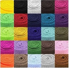 10 x Flat Athletic Shoe Lace 27 36 45 54 Canvas Sneaker Shoelaces Unisex Strings