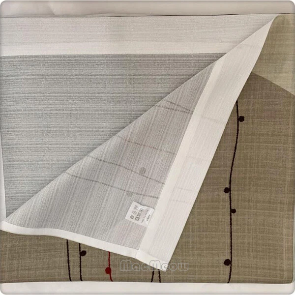 Cortina de puerta Noren dividida divisor de habitación tapiz ciego líneas de doble círculo Prin Foto 4 de 4