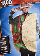 rasta imposta NWT adult one piece one size taco costume Q1
