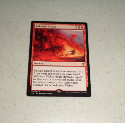 Volcanic 　MTG 1x Volcanic Vision x1 ~NM~ Commander 2016 C16 Magic the Gathering