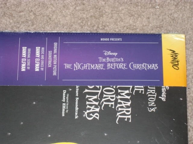 The Nightmare Before Christmas Disney MONDO colored vinyl 2x LP NEW Sealed 2020 - Image 3 of 4