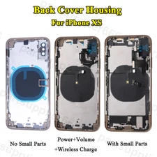 USA Rear Back Cover Housing Glass Battery Door Frame Replacement For iPhone XS