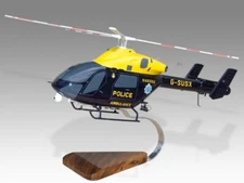 McDonnell Douglas MD902 Sussex Police Ambulance Wood Helicopter Model Small 1/32