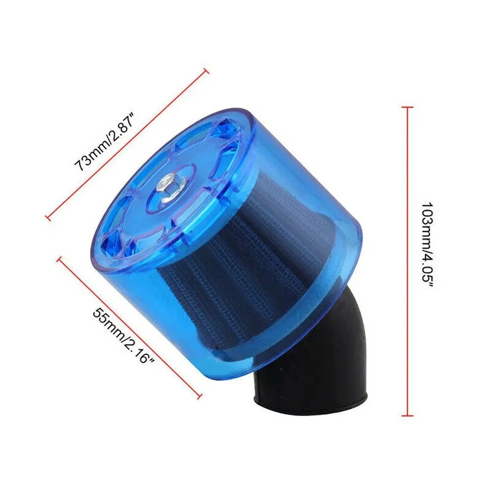 Limpiador de filtro de aire US 35mm 45° 50cc 110cc 125cc ATV PIT bicicleta a prueba de salpicaduras + cubierta Foto 2 de 4