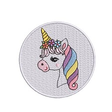 Unicorn Patch Embroidered Iron-on/Sew-on Applique Vest Jacket Clothing Dresses