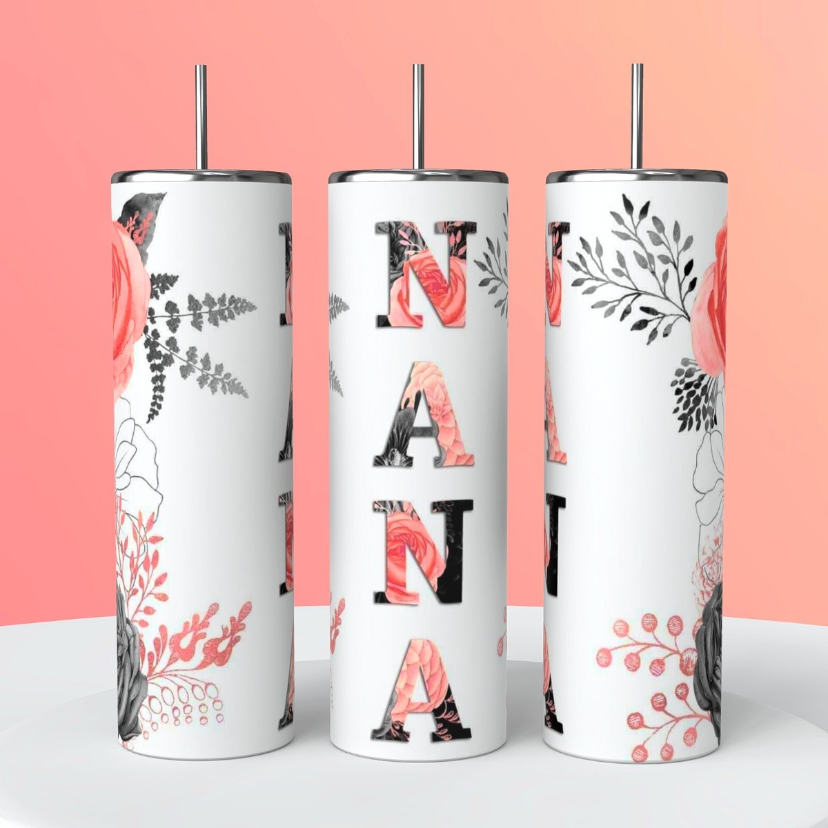 Nana Floral Cute 20oz Tumbler | eBay