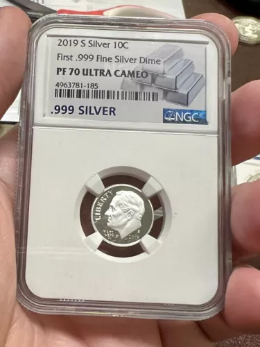 2019-S 10c Roosevelt Dime .999 Fine Silver Proof NGC PF70 Ultra Cameo