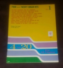 Four and Twenty Organ Hits Book 1 music book 1966 Mills Songbook