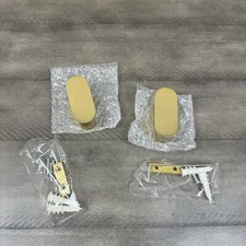 Rejuvenation Bowman Single Hook Aged Brass Set Of 2 With Hardware NWOB