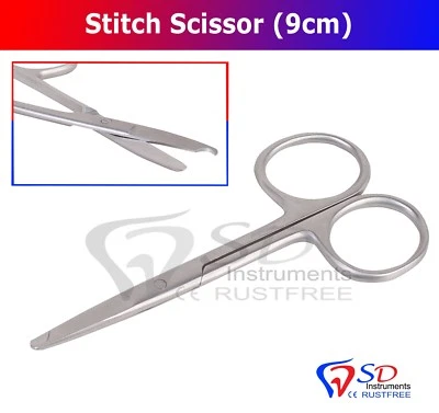 SD INSTRUMENTS Spencer Suture Stitch Nursing Surgical Dental ENT Veterinary Sscissor 9cm New CE