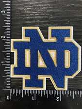 UNIVERSITY OF NOTRE DAME FIGHTING IRISH FOOTBALL EMBROIDERED IRON ON PATCH