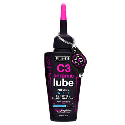 Fahrradöl Kettenöl Muc-Off C3 Wet Ceramic Lube Fahrrad Pflege 50 ml Öl Bike