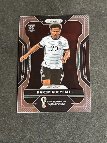 Panini FIFA World Cup Qatar 2022 PRIZM KARIM ADEYEMI ROOKIE RC GERMANY