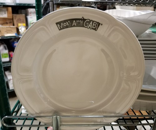 2 Brand New MON AMI GABI FRENCH BISTRO RESTAURANT Dinner PLATE STEELITE ENGLAND - Picture 3 of 6