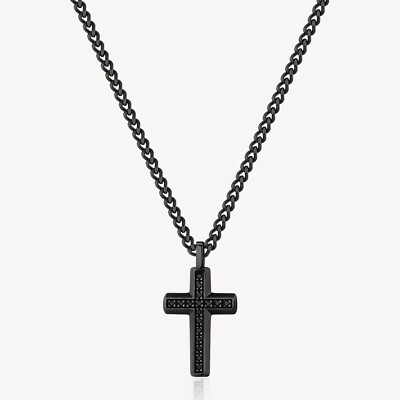 Brosway Backliner Collar De Hombre En Acero A Malla Con Cruz BBC03