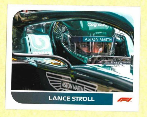Topps F1 2021 Sticker #75 - Lance Stroll - Formula 1 - Aston Martin