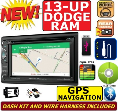 #ad 2013 2019 DODGE RAM JEEP CHRY DVD CD USB GPS NAV GPS BLUETOOTH CAR STEREO RADIO $389.99