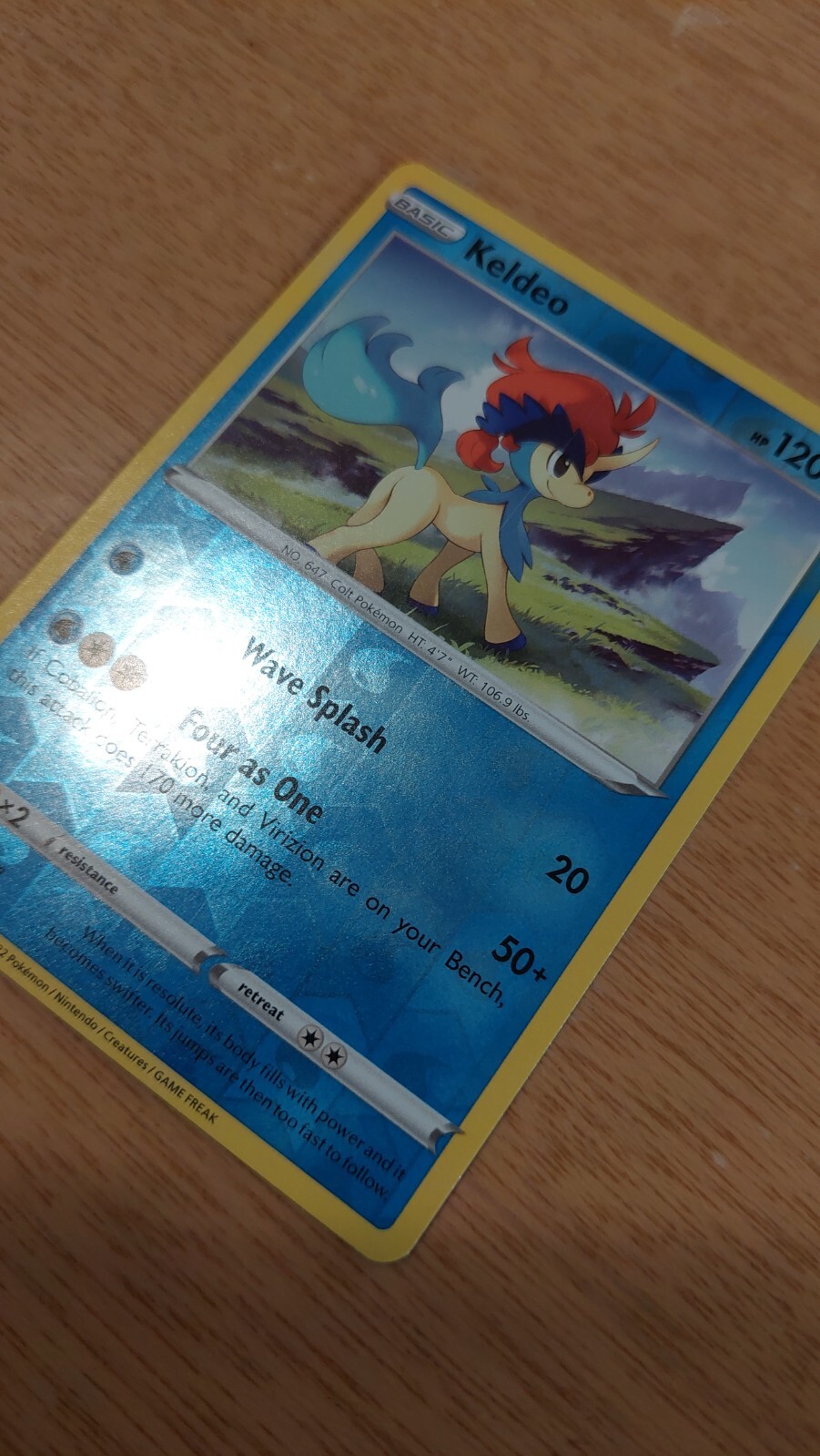 Keldeo (46/195) Reverse-Holographic Pokemon Card