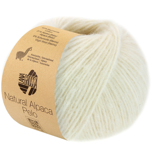 Lana Grossa NATURAL ALPACA PELO 50g cotone soffice con alpaca bambino 125 m - Foto 5 di 44