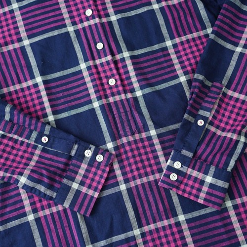 Camisa Vineyard Vines Harbor a Cuadros Relajada Popover Mangas con Pestaña en Rollo Mujer Talla 6 - Imagen 7 de 12