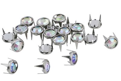 9mm Crystal AB CH20 Bedazzler Refills Rhinestones Preset Gemagic Studs Nailhe...