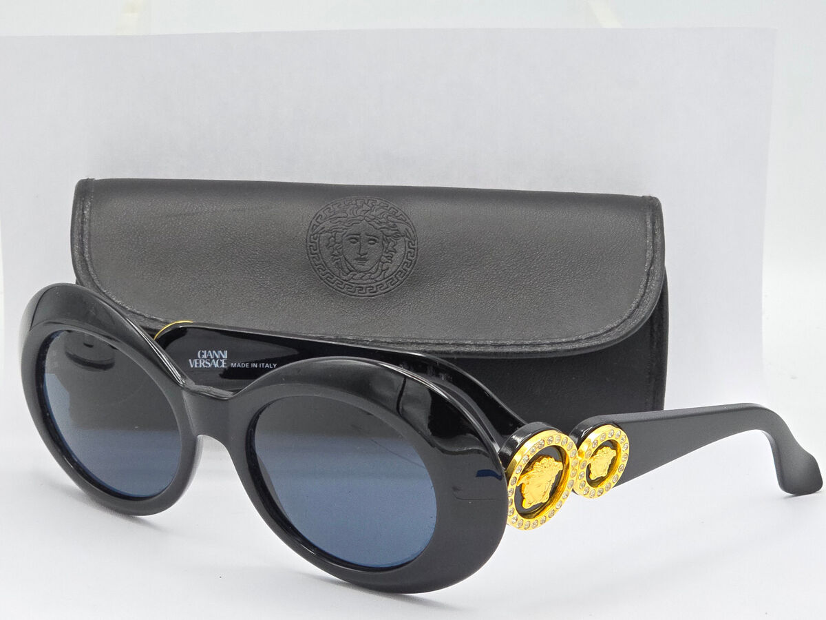 RARE VINTAGE GIANNI VERSACE SUNGLASSES MOD 418/C COL 852 + RARE VINTAGE GIANNI VERSACE SUNGLASSES MOD 418/C COL 852 +