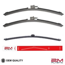 Front + Rear Windshield Wiper Blades For Mercedes GLS 450 GLS 580 2020-2024