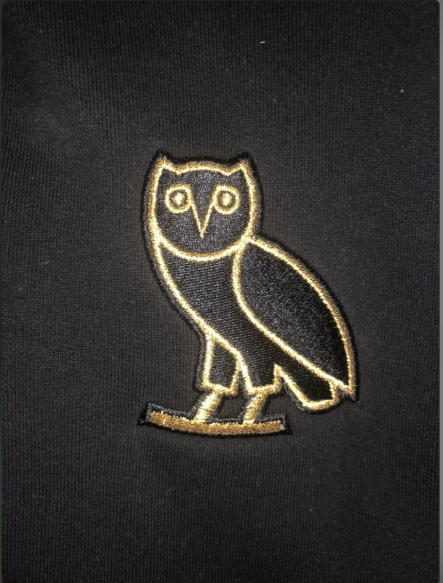 OVO Classic Owl Hoodie Black Gold Embroidered October's Very Own Drake size  M | eBay