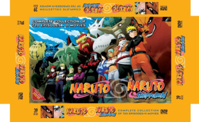 NARUTO SHIPPUDEN - COMPLETE ANIME TV SERIES (1-720 EPS) + 11