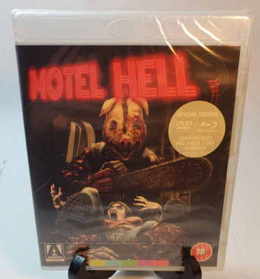Motel Hell Arrow Blu Ray w/Booklet Region B 80s Horror Sealed! Crisp!