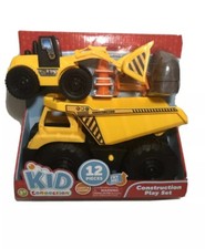 Kid Connection 12 Piece Construction Play Set /Lights /Sounds Brand New Ages 3 